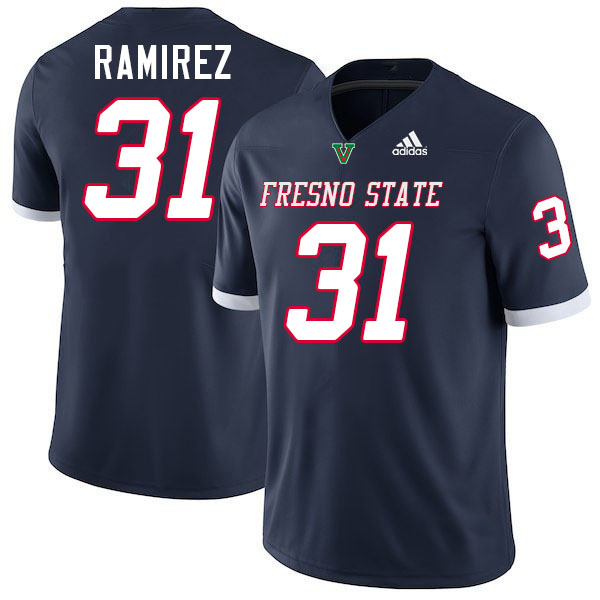 Fresno State Bulldogs #31 Brandon Ramirez College Football Jerseys,Uniforms-Navy Fresno State Bulldogs #31 Brandon Ramirez College Football Jerseys,Uniforms-Navy